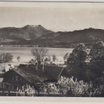 DR - Bahnpost Tegernsee Schaftlach Zg. 10 Karte Gmund - Fürth 1932