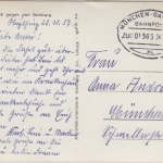 BRD - Bahnpost München Garmisch Zug 01363 Karte Walchensee - München 1957