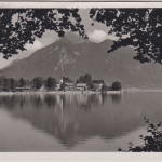 BRD - Bahnpost München Garmisch Zug 01363 Karte Walchensee - München 1957