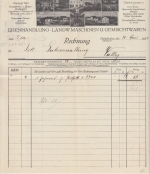 Bayern - Holzkirchen 1922 illustr. Briefkopf Fa. Beilhack Landmaschinen etc.