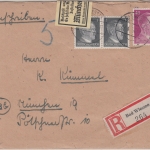 DR - Bad Wiessee KLV-Lager (Lagerleitung) Hotel Albrecht Einschreibebrief
