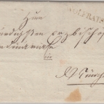 Bayern - Wolfratshausen L1 4 Kr. Portobrief n. München/bischöfl. Ordinariat 1828