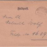 DR - Wolfratshausen 16.4.45 Feldpostbrief an Fp.Nr. 16094 (Italien) Überroller !
