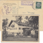 Bayern - Neufahrn München 3 Land Landpoststelle Ra2 AK Schullandheim Deining