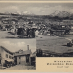Bayern - Miesbach Weißbierbrauerei Hopf sw-Mehrbild-AK gelaufen ca. 1940