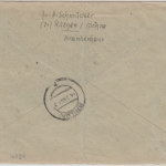 AM-Post - 30 Pfg. Oberrand u.a. Einschreibebrief Rüthen (Möhne) - Brilon 2.2.46