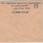 AM-Post - 2x30 Pfg. u.a. Zensurbrief i.d. SCHWEIZ Oberhausen - Giubiasco 2.5.46