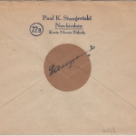 All.Bes./Kontrollrat - Neukirchen (Kr. Moers) Einschreibebrief 20.2.47