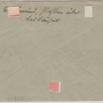 All.Bes./Kontrollrat - 3x8 Pfg. Ziffer+24 Pfg. AFS Brief Glasten ü. Bad Lausnick