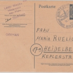 All.Bes./Kontrollrat - Hinterstein ü. Hindeland Pst I Handwerbestempel 1946