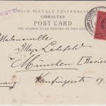 Gibraltar - 1 P. Edward VII. AK (Governor's cottage) n. München 1906