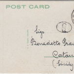 Gibraltar - 1/2 P. Eduard VII. AK/Drucksache n. ITALIEN 1910