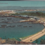 Gibraltar - 1/2 P. Eduard VII. AK/Drucksache n. ITALIEN 1910