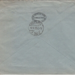 Gibraltar - 2x 1 1/2 P. Eduard VII. Brief n. Hamburg 1923