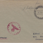 DR - Hamburg 36 Int. Tennismeisterschaften 1938 SST Postsache n. Berlin