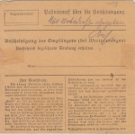 Bayern - 50+30 Pfg. Ludwig Einschreiben-Soldatenpaketkarte Racherting Mainz 1918