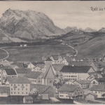 Bayern - Reit im Winkl Ortsansicht sw-AK gelaufen 1913