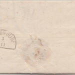 Bayern - Postablage Marquartstein L2 Dienstbrief HKS Übersee - Teisendorf 1863