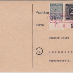 All.Bes. - (13b) Frauenchiemsee ü. Prien Landpost-Ra2 Drucksache Dat.-L1 30.7.46