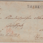 Hannover - Basbeck L1 Francobrief n. Stade (?) ca. 1820