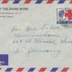 Hongkong - 1,30 $. 100 J. Rotes Kreuz Luftpostbrief Beaconsfieldhouse 1963