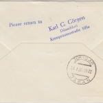 Hongkong - LH-1st-Flug FFM-Tokio Etappe Hongkong-Tokio Luftpostbrief 1961