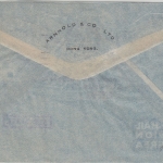 Hongkong - 1$+30 C. Elisabeth illustr. Luftpostbrief n. SCHWEDEN 1956