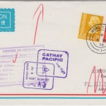 Hongkong - Cathay Pacific First Flight Hongkong - Port Moresby 1978