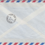 Hongkong - 1 $ Freimarke ua. Luftpost Einschreibebrief Tsim Sha - Flensburg 1971