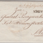 Bayern - Berchtesgaden L1 kopfst. Dienstbrief Hauptsalzamt n. München ca. 1840