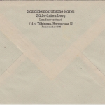 FZ/Württemberg - Tübingen Gebühr bezahlt Tagesstempel Ortsbrief 10.4.47