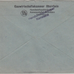 FZ/Baden - Konstanz Gebühr bezahlt/taxe percue Brief n. Stuttgart 13.10.45
