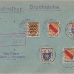 FZ/Württemberg - Ebingen VST (Versandstelle) Einschreibebrief 24.5.48 n. Erkheim