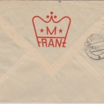 FZ/Allg. - Biberach (Riss) 12.3.46 Teilbar-Frankatur Einschreibebrief n. Ulm