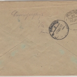 FZ/Württemberg - 80 Pfg. 3.Ausg. Ehmen ü. Fallersleben Einschreibebrief 1949