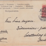 Mexiko/Bayern - 1908 priv. Fotokarte n. Schellenberg b. Berchtesgaden