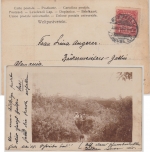 Mexiko/Bayern - 1908 priv. Fotokarte n. Schellenberg b. Berchtesgaden
