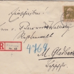 Bayern - 30 Pfg. Luitpold Einschreibebrief Ramsau - M.-Galdbach 1911