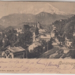 Bayern - Königsee 1904 AK Berchtesgaden n. Wien - 10 H. österr. Nachporto