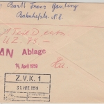 BRD - 70 Pfg. Heuss II Einschreibebrief Gauting - Wiesbaden 1959