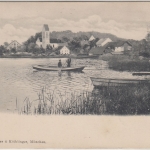 Bayern - Wessling Ortsansicht sw-AK gelaufen 1906