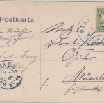 Bayern - Wessling Ortsansicht sw-AK gelaufen 1906