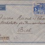 Niederl. Indien - 40 C. Wilhelmina u.a. Luftpostbrief i.d. SCHWEIZ Soengei 1937