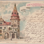 Bayern - München Löwenbräukeller fabr. Künstler-AK gelaufen 1898