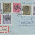 BRD - München 22. Int. Handwerksmesse Einschreibebrief + Sonder-R-Zettel 1970