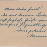 All.Bes./Kontrollrat - München 2. Int Jugendkundgebung SST Einschreibekarte 1948