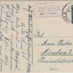 DR - Palzing ü. Freising Landpost-Ra2 Karte n. München