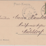 Bayern - Buchbach sw-Mehrbild-AK gelaufen 1900
