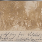 Bayern - Vilsbiburg Soldaten Manöver (?) sw-Fotokarte gelaufen Taufkirchen 1901