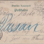 Bayern - Vilsbiburg Soldaten Manöver (?) sw-Fotokarte gelaufen Taufkirchen 1901